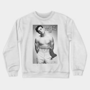 PHYSIQUE PICTORIAL - Vintage Physique Muscle Male Model Magazine Cover Crewneck Sweatshirt